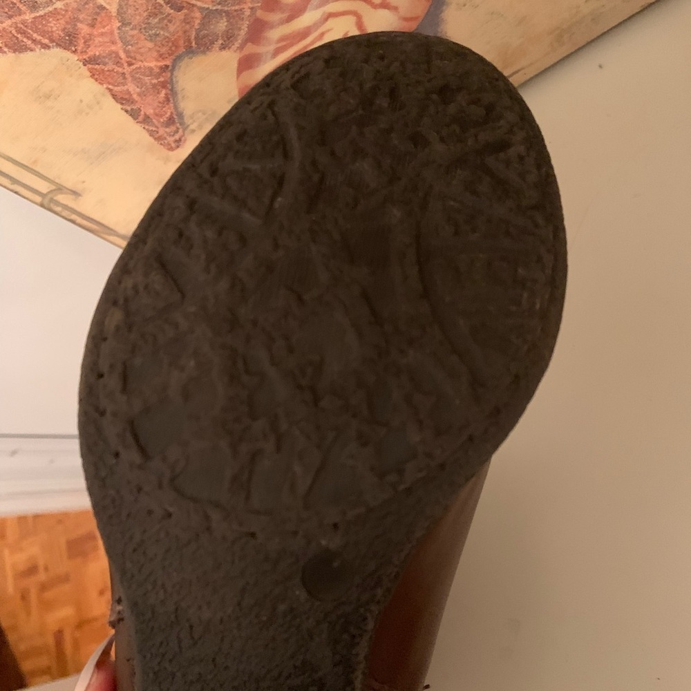 Martino tan leather lace boots size 8 - Picture 10 of 12